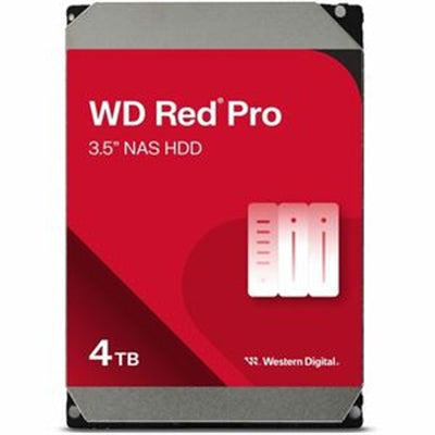 WD Red Pro 4TB 3.5" Internal Network Hard Drive - SATA CMR - Ideal for NAS Systems
