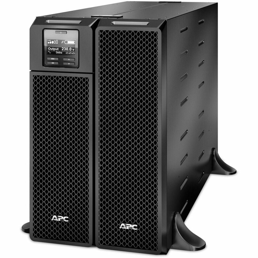 APC Smart-UPS On-Line, 5.4kVA, Tower, 208V, 2x L6-20R+2x L6-30R NEMA outlets, Network Card+SmartSlot, Extended runtime, W/O rail kit