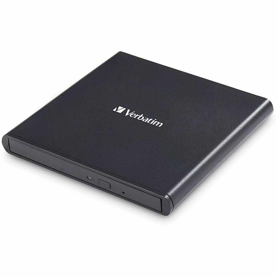 Verbatim External Slimline CD/DVD Writer with USB Power, M-Disc Ready, Nero Software, Compact Design
