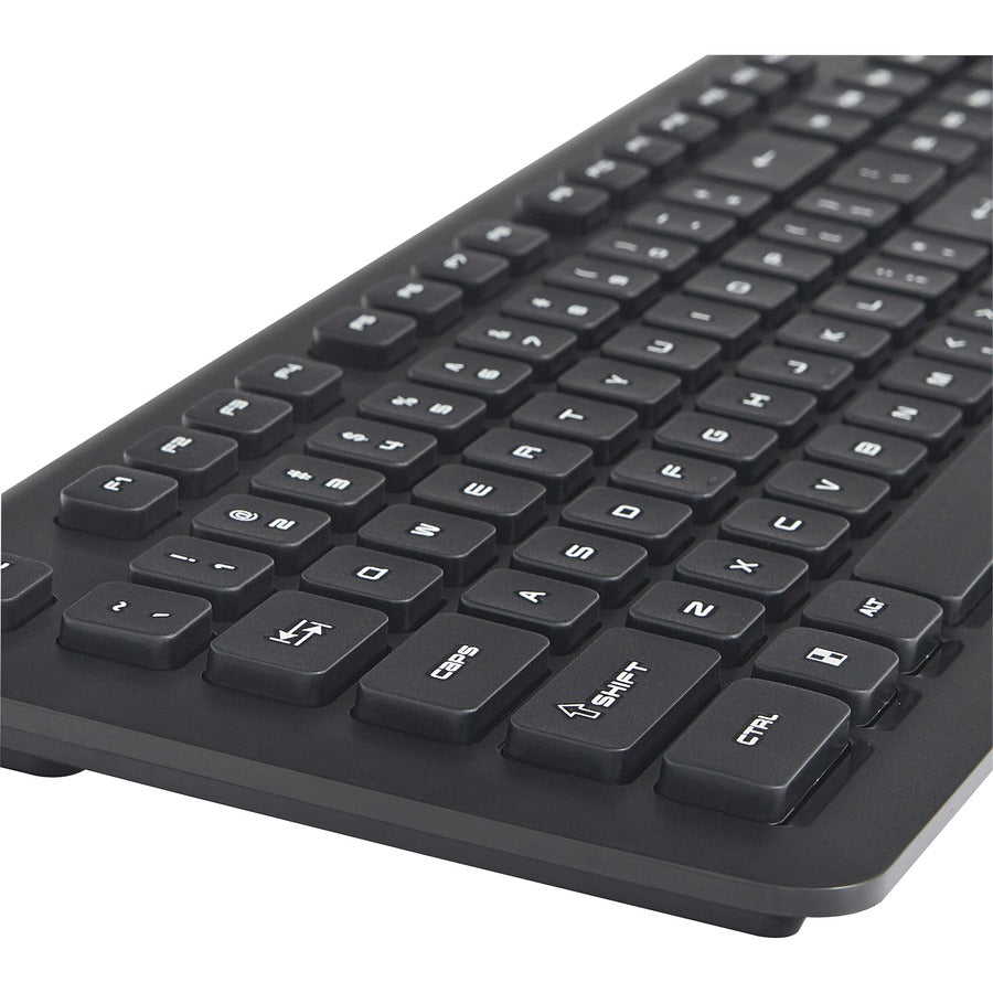Verbatim Wireless Slim Keyboard - 2.4GHz Connection, Quiet Soft-Touch Keys, Space-Saving Design