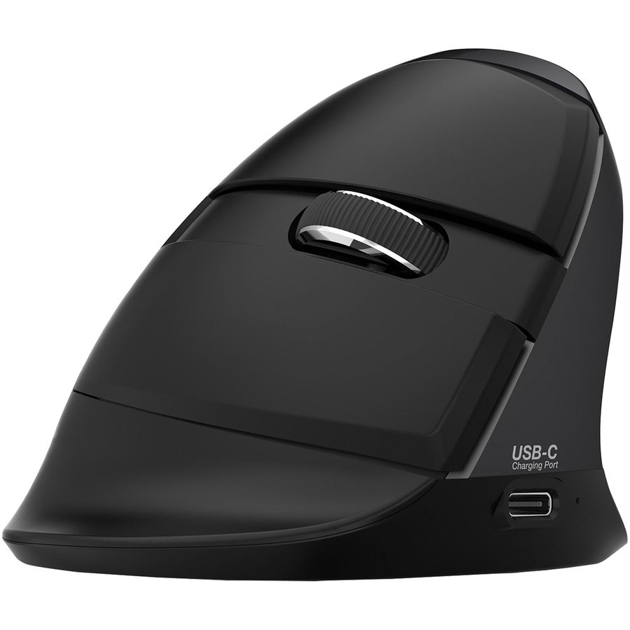 Urban Factory Ergo Pro Wireless Vertical Mouse - Right-Handed, 800-4000 DPI, Rechargeable, Bluetooth 5.0