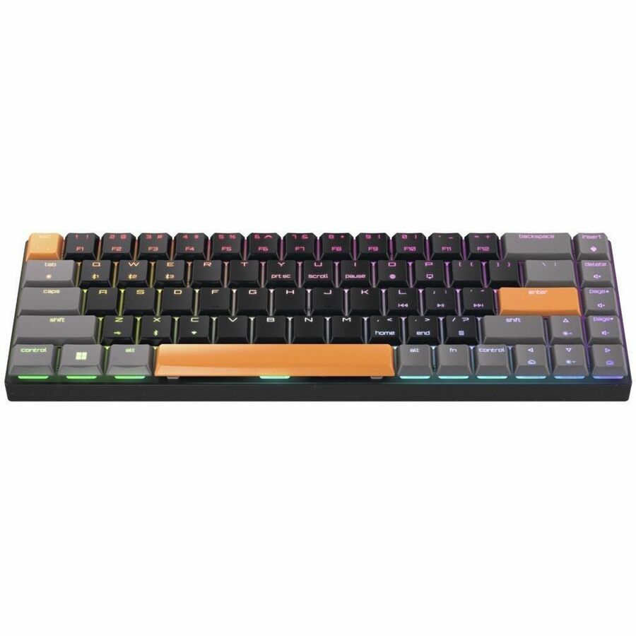 CHERRY MX-LP 2.1, WIRELESS, Bluetooth, MX LOW PROFILE SPEED RGB SWITCH, Black, For Office and Gaming