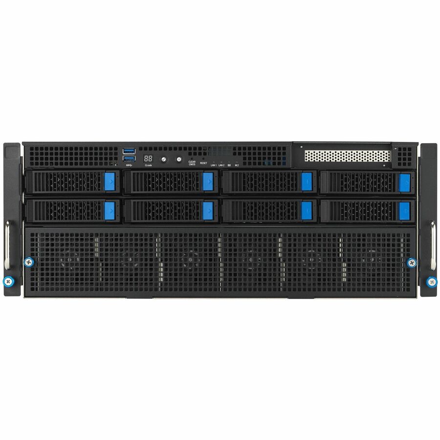 Asus ESC8000-E11-3W10G Barebone System - 4U Rack-mountable - Socket LGA-4677 - 2 x Processor Support - 2