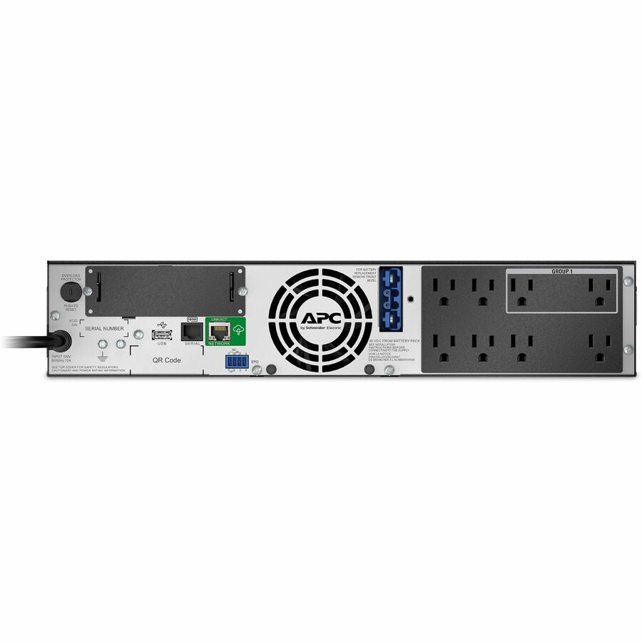 APC Smart-UPS X, Line Interactive, 750VA, Rack/tower convertible 2U, 120V, 8x 5-15R NEMA, SmartConnect port, Extended runtime