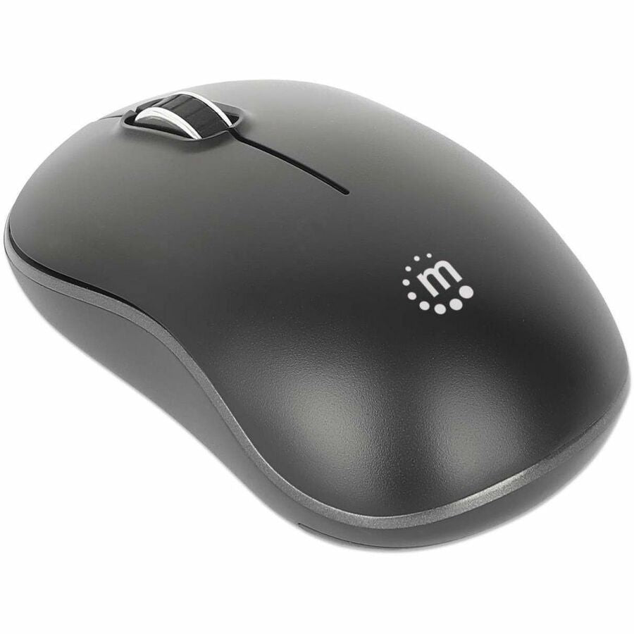Manhattan MW3075 Wireless Optical USB Mouse - 1200 DPI, Ambidextrous, Long-Range Performance