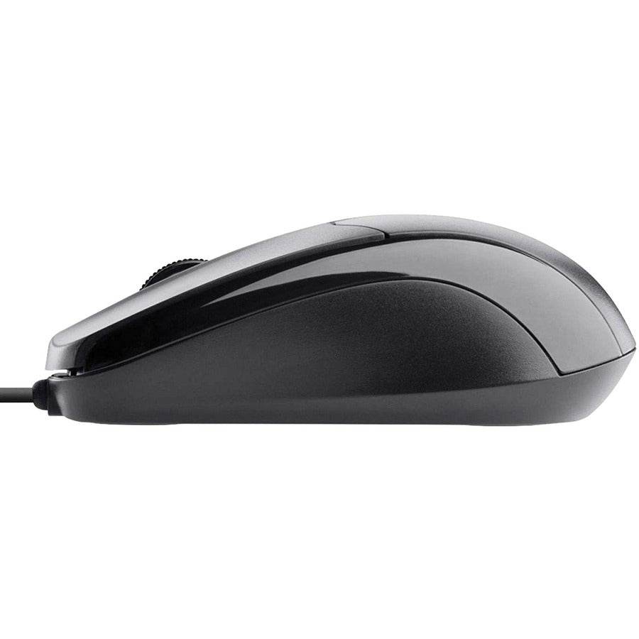 Belkin Ergonomic Wired USB Optical Mouse - Smooth Navigation, Plug and Play Convenience