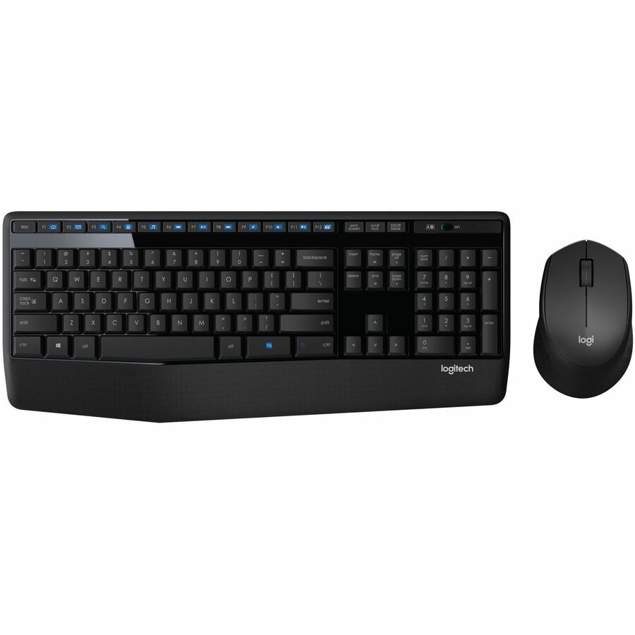 Logitech Wireless Combo MK345: Full-Size Keyboard with 3-Year Battery Life & Comfortable Mouse