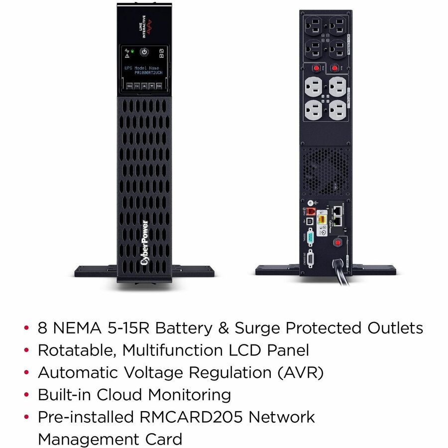 CyberPower PR1000RT2UCN Smart App Sinewave UPS Systems