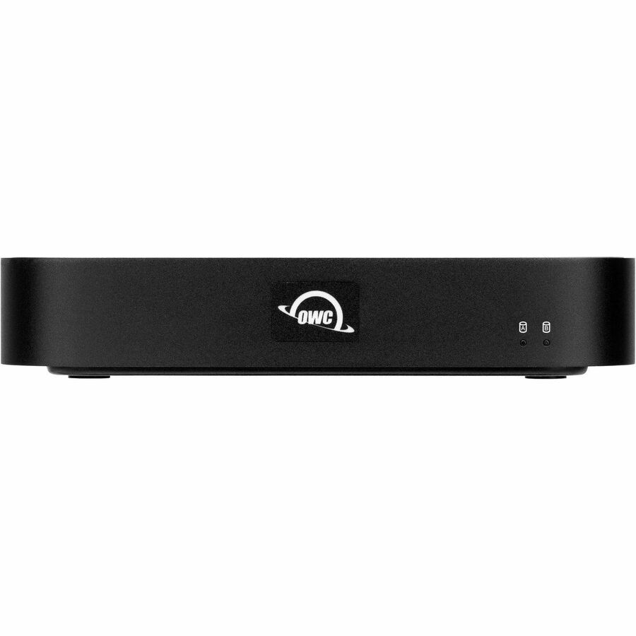 OWC miniStack STX Drive Enclosure Serial ATA, PCI Express NVMe 4.0 - Thunderbolt 4 Host Interface - Matte Silver, Matte Black