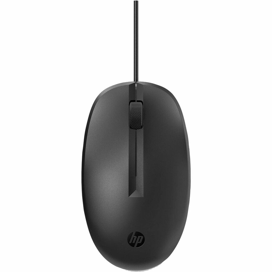 HP 125 Wired Mouse - Comfortable Plug and Play USB Connectivity with Optical Precision