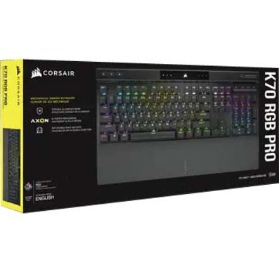 Corsair K70 RGB PRO Mechanical Gaming Keyboard - Aluminum Frame, Cherry MX Speed Switches, Hyper-Processing