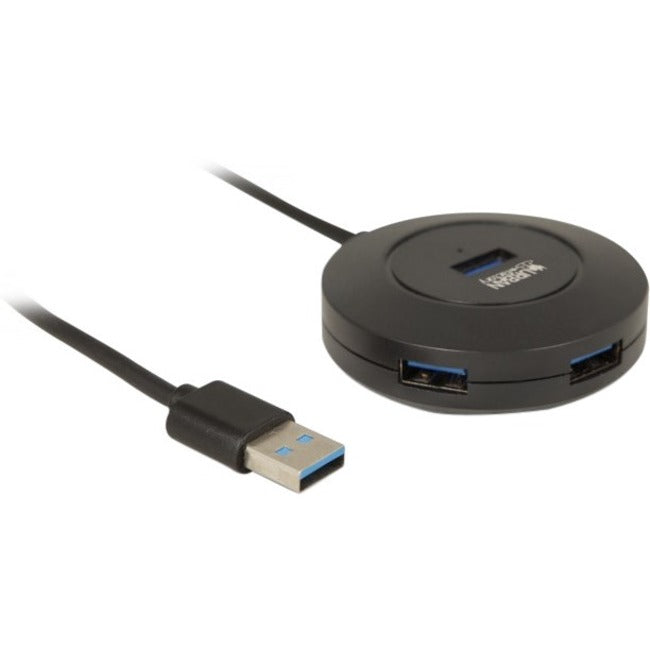 Urban Factory MINEE 4-Port USB Hub - High Speed USB 2.0 Portable Data Transfer Hub with 480Mbps Speed