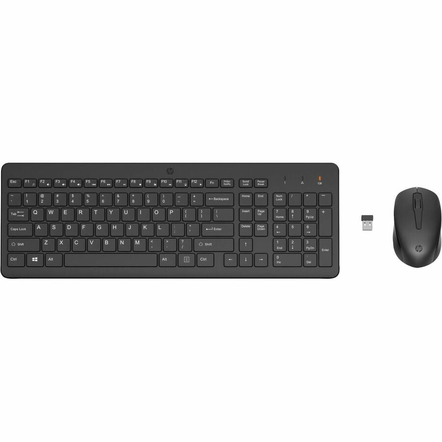 HP 330 Wireless Keyboard with Ergonomic Mouse, Chiclet Design, 2.4 GHz Connectivity