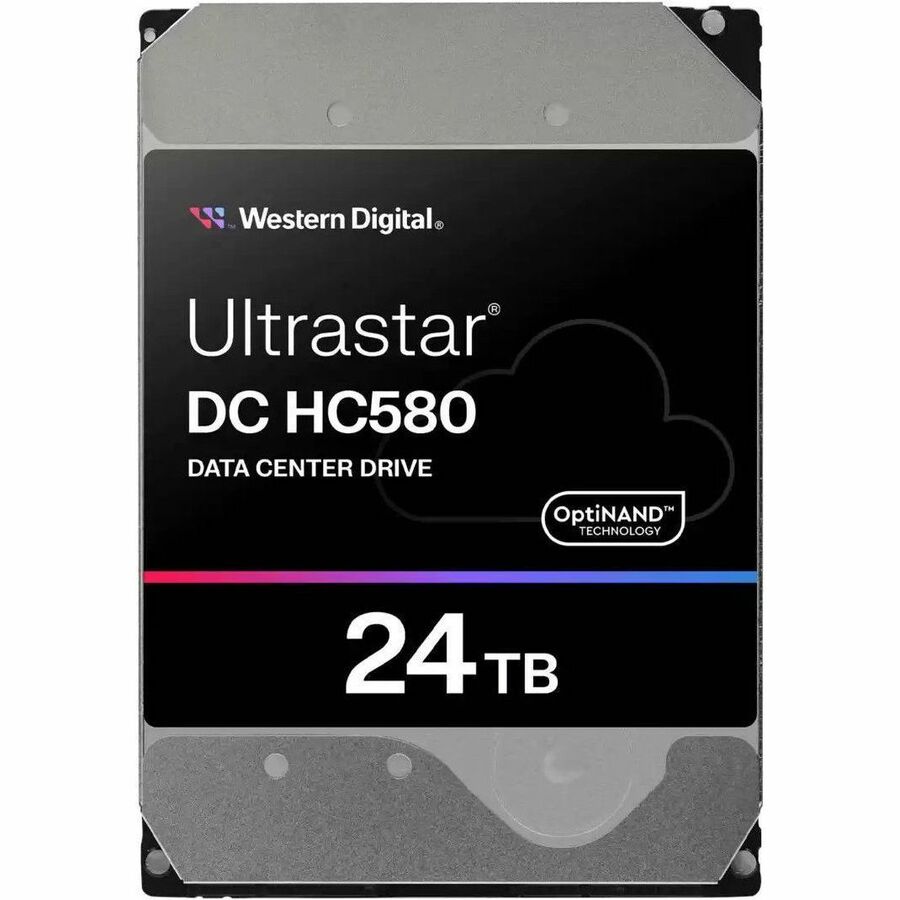 WD Ultrastar DC HC580 0F62802 24 TB Hard Drive - 3.5" Internal - SAS (12Gb/s SAS) - Conventional Magnetic Recording (CMR) Method