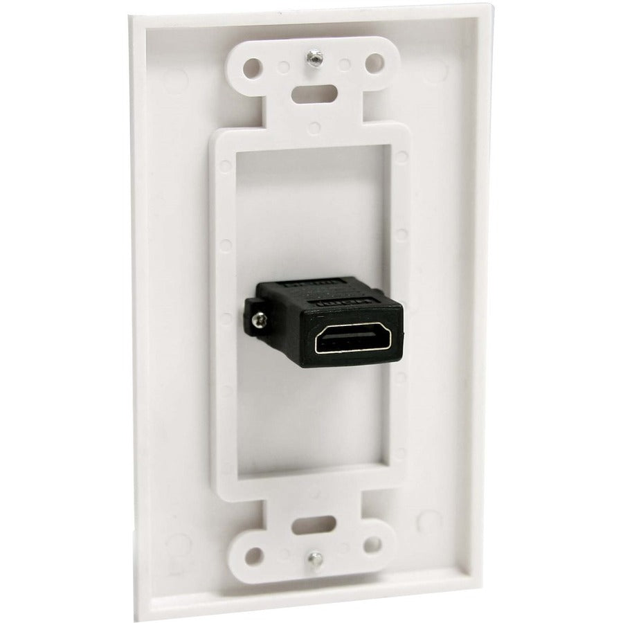 StarTech.com Single Outlet Female HDMI�&reg; Wall Plate White