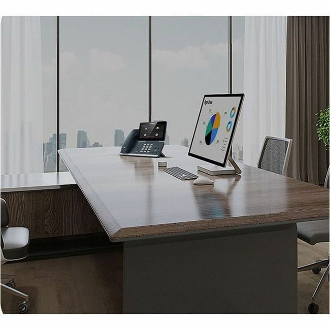 Yealink IP Phone - Corded - Bluetooth, Wi-Fi - Wall Mountable, Desktop - Classic Gray