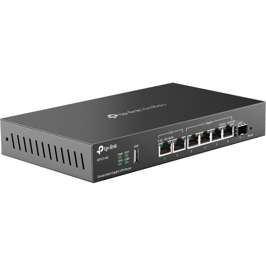 TP-Link ER707-M2 Omada Multi-Gigabit VPN Router with 2.5G Ports and Secure VPN Features