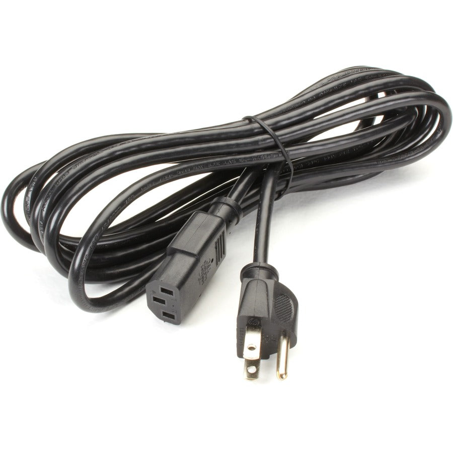 Black Box 10 Ft Standard Power Cord For PC & Monitor - NEMA 5-15P / IEC C13, 100-125V AC