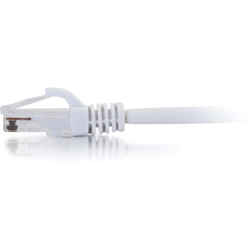 C2G-14ft Cat6 Snagless Unshielded (UTP) Network Patch Cable - White