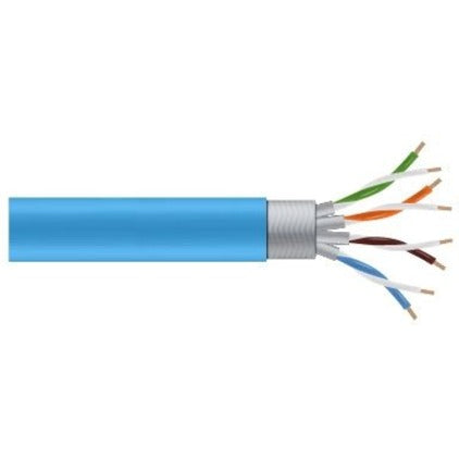 Black Box GigaTrue Cat6A S/FTP 650-MHz Network Cable - Double-Shielded, ETL Tested, In-Wall Rated