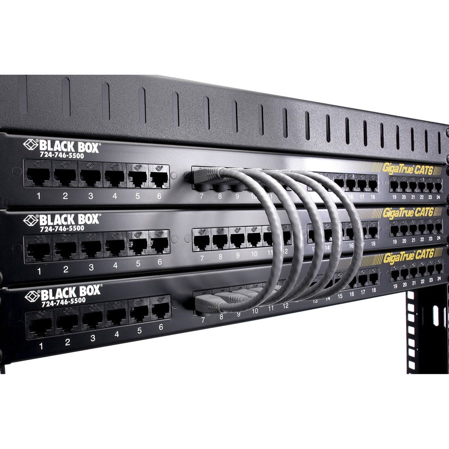 Black Box GigaTrue Premium CAT6 UTP Patch Network Cable - 550 MHz Performance, Snagless Design, 750 Cycle Life