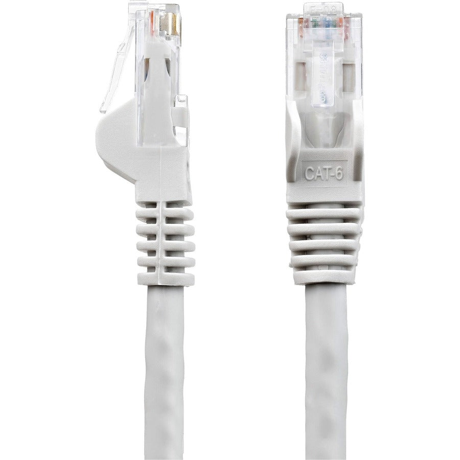 StarTech.com 8ft CAT6 Ethernet Cable - Gray Snagless Gigabit - 100W PoE UTP 650MHz Category 6 Patch Cord UL Certified Wiring/TIA