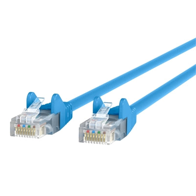 Belkin 6 Ft CAT6 Ethernet Cable - Blue Snagless Design for High-Speed Connectivity