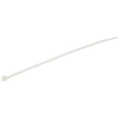 1000 Count Medium 6" White Cable Ties - Industrial Strength, Nylon Zip Wraps for Cable Management
