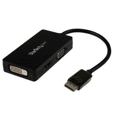 Startech 3-in-1 DisplayPort to DVI, VGA, HDMI Adapter for Dual Monitor Setup