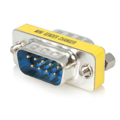 StarTech Slimline DB9 Gender Changer - Convert 9 Pin Female to Male with Reliable Connectors