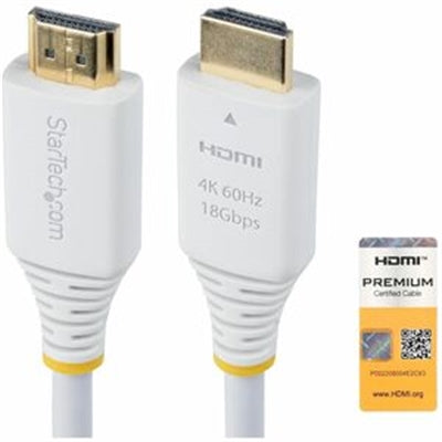 Premium Certified 6ft HDMI 2.0 Cable - Supports 4K 60Hz, HDR10, 18Gbps, Ideal for UHD Devices