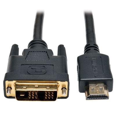 3Ft HDMI to DVI-D Male to Male Digital Monitor Adapter Cable for High-Quality Video Connection