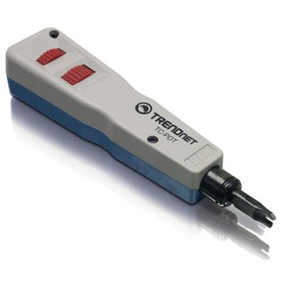 TRENDnet Pro Impact Punch Down Tool TC-PDT with 110 & Krone Blades for Easy Termination
