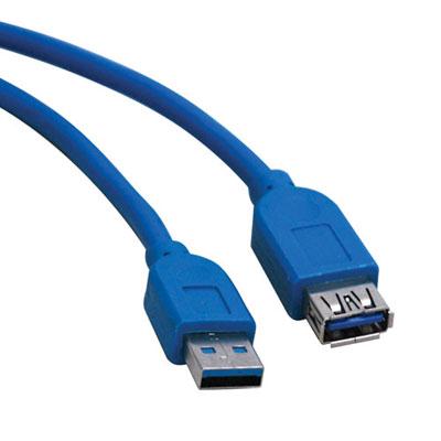 10Ft USB 3.0 SuperSpeed A-A Extension Cable - 5Gbps Transfer Rate, Backward Compatible