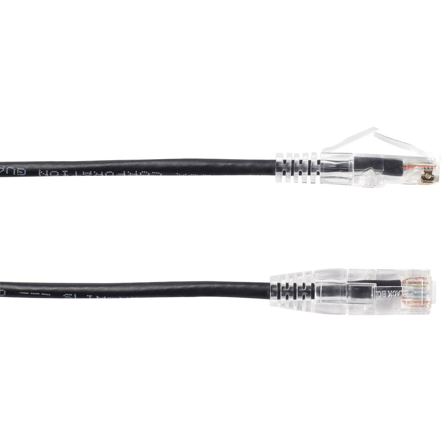 Black Box Slim-Net Cat.6 UTP 28-AWG Patch Cable - Space-Saving Design for High-Density Networking