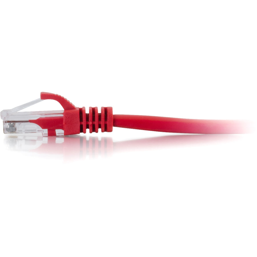 C2G 2ft Cat6 Ethernet Cable - Snagless Unshielded (UTP) - Red