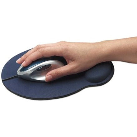Manhattan Ergonomic Wrist-Rest Mouse Pad with Gel Support and Non-Slip Backing for Comfort