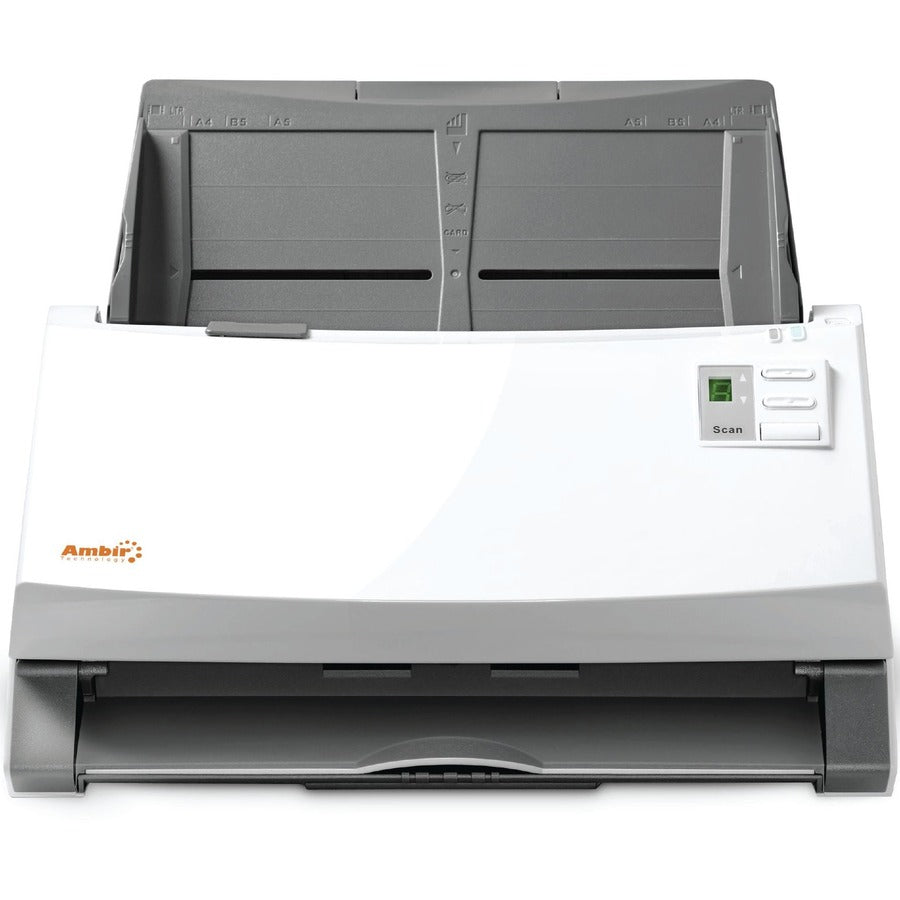 Ambir ImageScan Pro 340u Scanner - Duplex Scanning, Ultrasonic Misfeed Detection, Versatile Document Handling