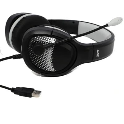 AVID AE-79 Noise-Canceling USB-A Headset with Comfortable Ear Cushions for Clear Communication