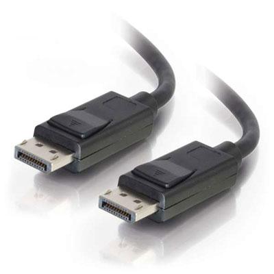6Ft C2G DisplayPort Cable Male to Male - High-Performance Black Connector for HD Video
