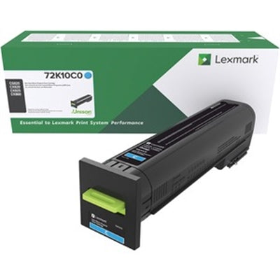 Lexmark High-Yield Cyan Toner Cartridge for CS820, CX820, CX825, CX860 Printers