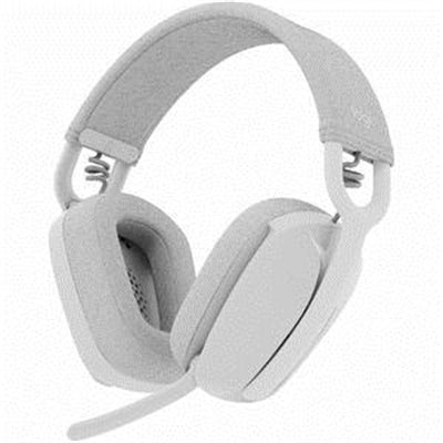 Logitech Zone Vibe 100 Wireless Headset in Off White - Clear Sound, Comfortable Fit, Stylish Design