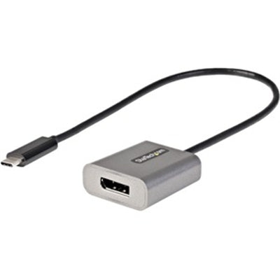 Startech USB C to DisplayPort 1.4 Adapter - 8K 60Hz and 4K 60Hz Output, 12" Cable, Thunderbolt 3 Compatible