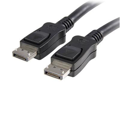 15Ft DisplayPort Cable with Latches - High Resolution Digital Video & Audio Performance by Startech.com