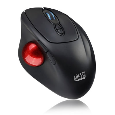 Adesso iMouse T30 Wireless Optical Trackball - Ergonomic, Programmable, 5 Levels DPI, 30ft Range