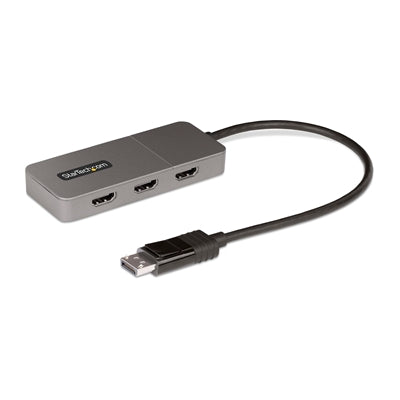 Startech.com 3 Port DisplayPort MST Hub - Drive 3x 4K 60Hz Monitors with DSC & HDMI Audio
