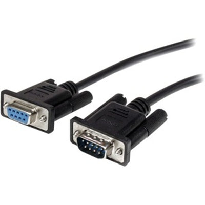 10 Ft Black DB9 Serial Extension Cable Male to Female - High-Quality Startech.com