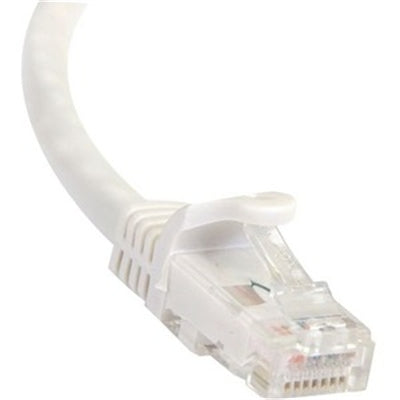 50ft White Cat6 Ethernet Cable - 650MHz, 1Gbps, PoE, RJ45 for High-Speed Network Connectivity