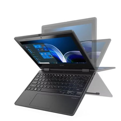 Acer TravelMate B3 Spin 12.2" Touchscreen Convertible Laptop - Intel N150, 4GB RAM, 128GB eMMC, Windows 11 Pro Education