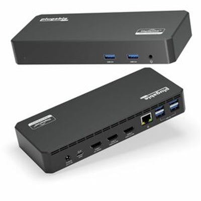USB C Triple Display Docking Station with 100W Charging for Thunderbolt, USB4 & USB C Laptops